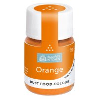 Orange karamellfärg i pulverform