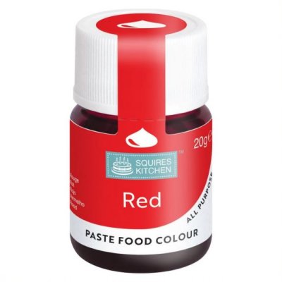 Röd vattenbaserad karamellfärg till dina bakverk